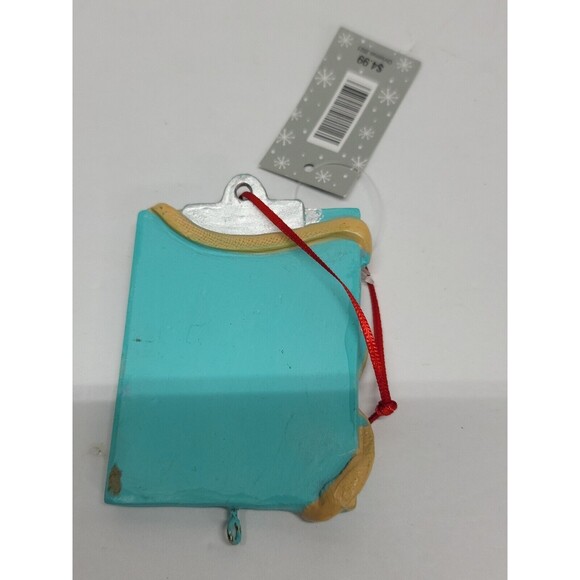 Nurse Bear and Prescription Pad Ornament - Picture 5 of 5